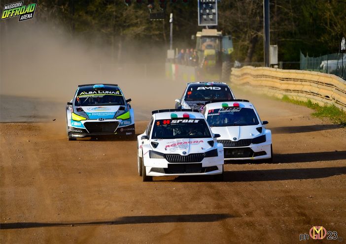 Finale esplosivo per il Campionato Italiano Rallycross a Maggiora Offroad Arena