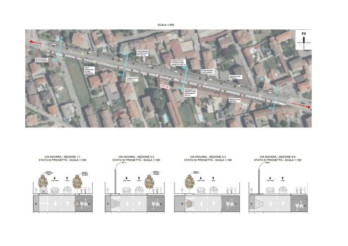 Trecate: partono oggi i lavori di riquialificazione di via Novara Trecate: partono oggi i lavori di riquialificazione di via Novara
