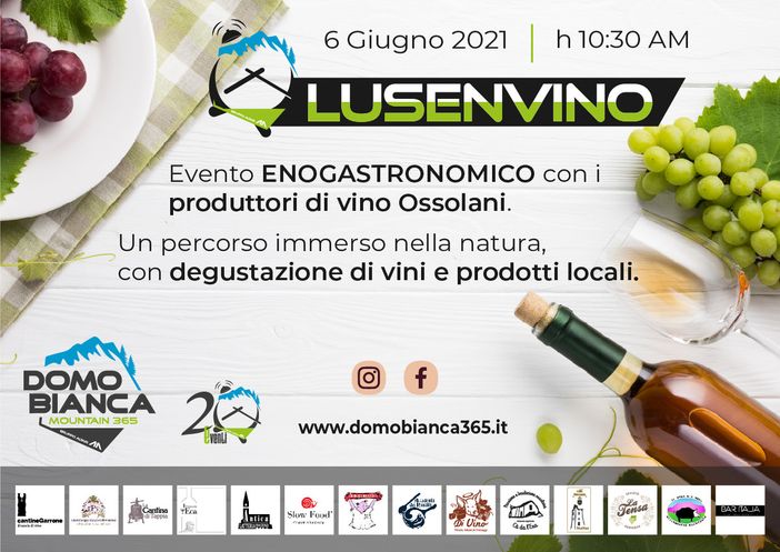 Domobianca365, domenica a Foppiano l'evento ‘Lusevino’