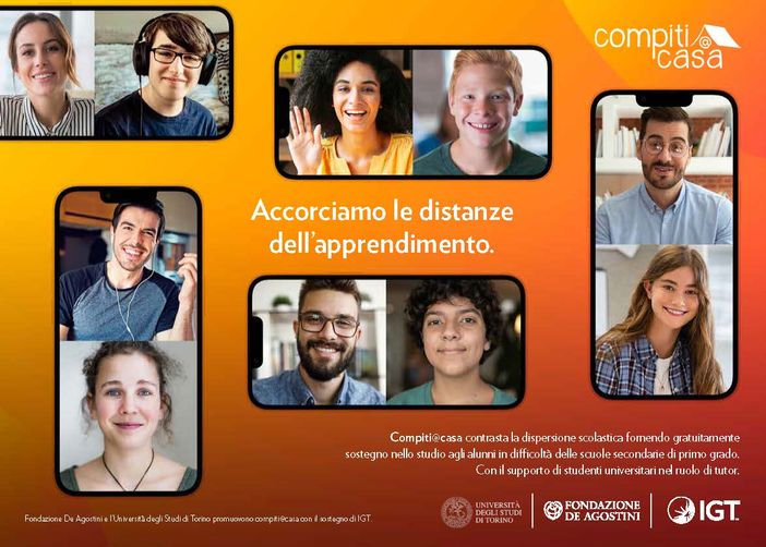 Scuola; contro la dispersione torna progetto “compiti@casa” di Fondazione De Agostini Scuola; contro la dispersione torna progetto “compiti@casa” di Fondazione De Agostini