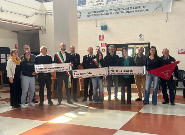 Le Vie della Memoria: intitolazioni a Varallo Pombia in onore di tre donne coraggiose