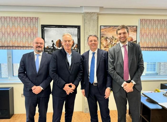 Il senatore Enrico Borghi a Londra per un incontro con Tony Blair: &quot;Faro del riformismo mondiale&quot;