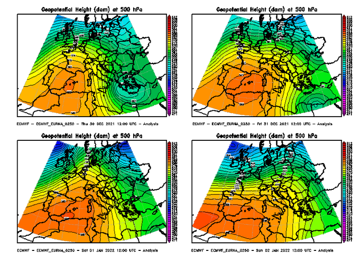 Fine anno con temperature 9 gradi sopra la media