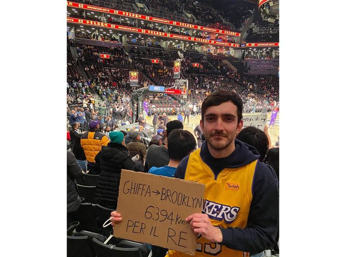 ''Ghiffa-Brooklyn 6394'', negli Usa per vedere il re Lebron James ''Ghiffa-Brooklyn 6394'', negli Usa per vedere il re Lebron James