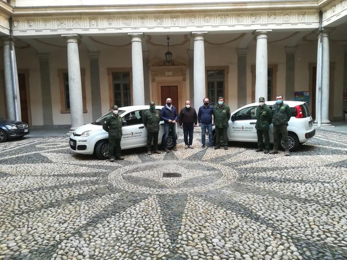 Due nuove auto messe a disposizione alle Guardie Ecologiche Volontarie della provincia di Novara