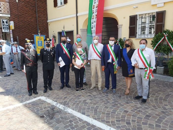 Commemorato il 77° anniversario dell'eccidio a Borgoticino Commemorato il 77° anniversario dell'eccidio a Borgoticino