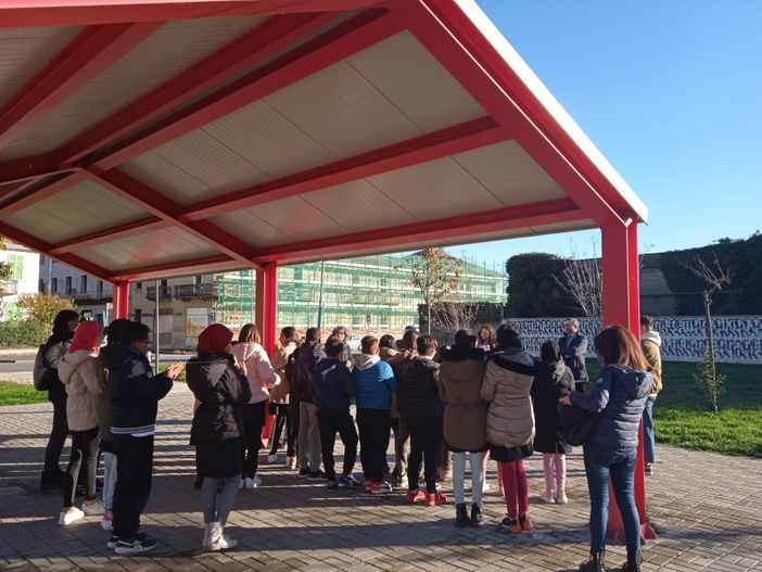 I Bambini della V della scuola primaria "Thouar" nominati ‘Custodi del Parco’