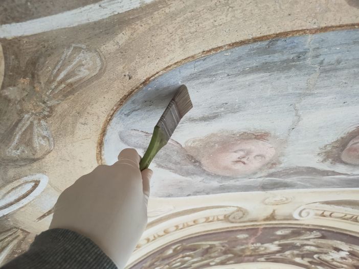 Sacro Monte di Orta, conclusa la manutenzione straordinaria dei dipinti murali e delle statue della Cappella XI Sacro Monte di Orta, conclusa la manutenzione straordinaria dei dipinti murali e delle statue della Cappella XI