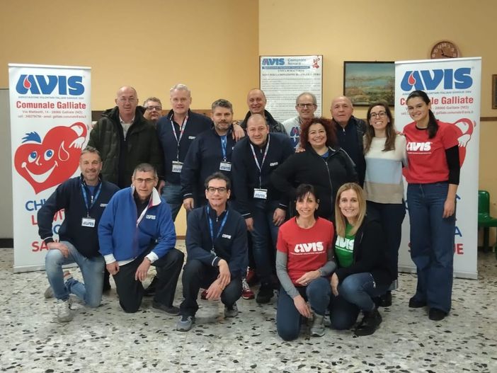 Ottimo avvio per l’anno: 34 donazioni alla 1ª raccolta Avis Galliate 2026 Ottimo avvio per l’anno: 34 donazioni alla 1ª raccolta Avis Galliate 2026