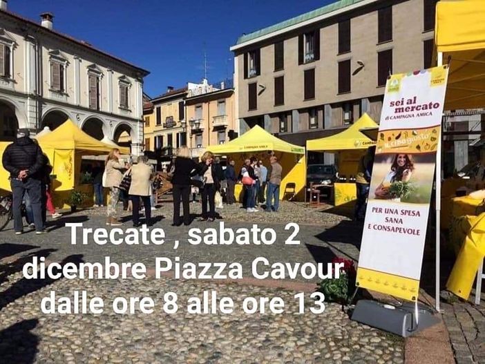 L’agrimercato di “campagna amica” in piazza cavour L’agrimercato di “campagna amica” in piazza cavour