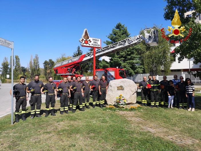 I Vigili del Fuoco hanno ricordato i colleghi caduti nel terribile attentato delle Torri Gemelle