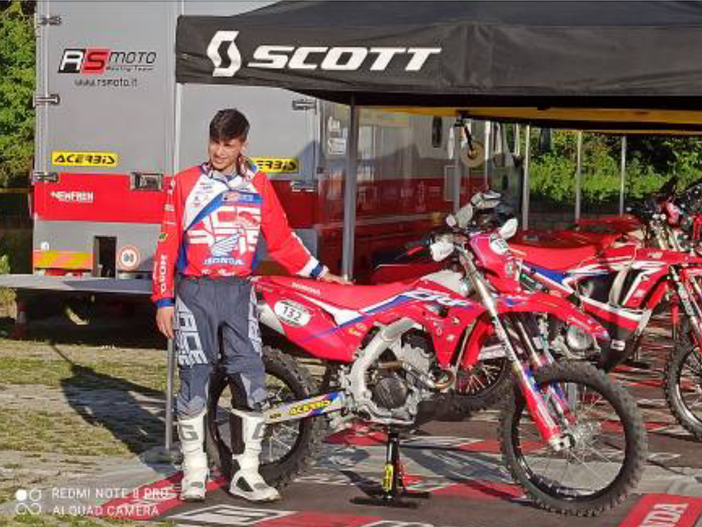Il borgomanerese Stefano Pastore ottavo al campionato italiano motorally