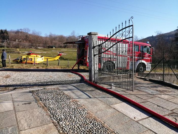 Esplode una bombola di gas, ustionato gravemente un uomo Esplode una bombola di gas, ustionato gravemente un uomo