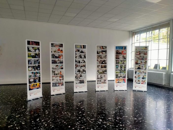 TurnOffDiscrimination: Una mostra di fumetti per combattere le discriminazioni" TurnOffDiscrimination: Una mostra di fumetti per combattere le discriminazioni"