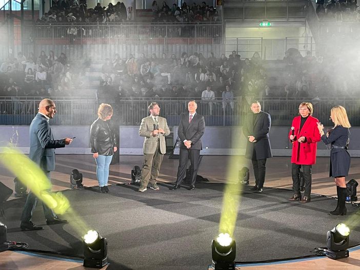Andrea Crivelli alla Cerimonia di Apertura di &quot;Wooooow io e il mio futuro&quot;