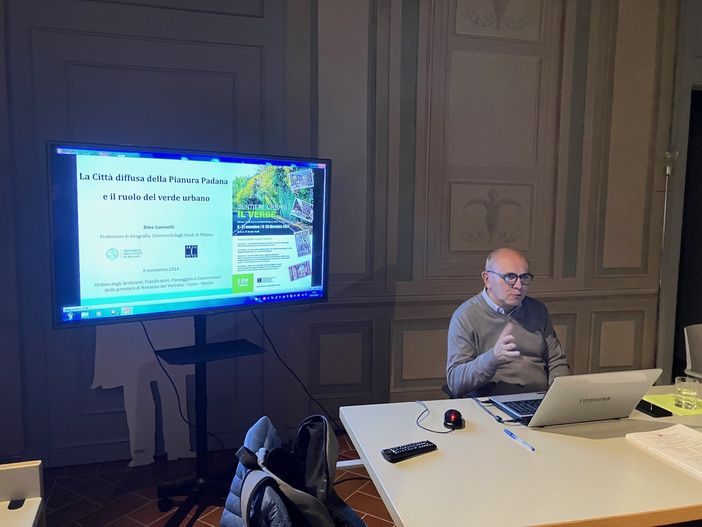 Dino gavinelli al ciclo “il verde” a Romentino