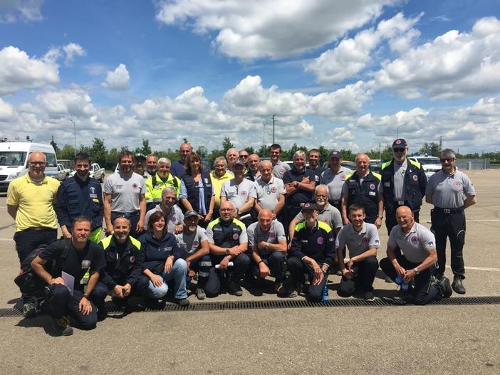 La Protezione civile impegnata nell’emergenza di Modena La Protezione civile impegnata nell’emergenza di Modena