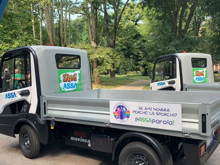 5 nuovi mezzi elettrici per Assa Novara 5 nuovi mezzi elettrici per Assa Novara