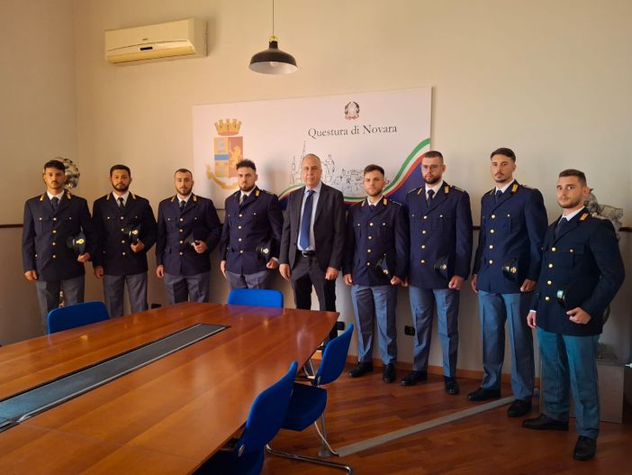 Novara accoglie dieci nuovi agenti in tirocinio Novara accoglie dieci nuovi agenti in tirocinio