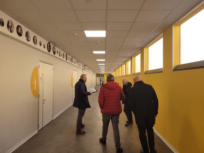 Sopralluogo ad Aosta in vista dell’ampliamento del complesso di via Moro a Borgomanero