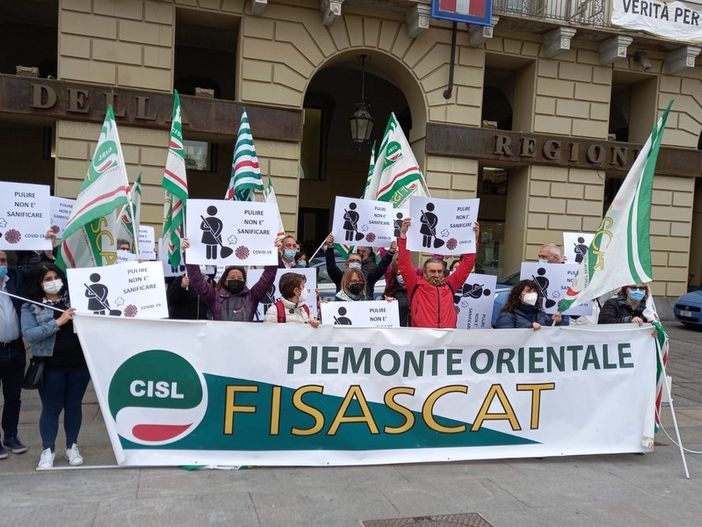 Appalto pulizie Asl, esposto in procura di Fisascat Cisl Piemonte Orientale