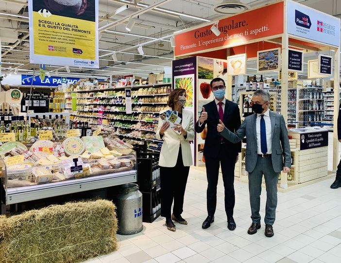 Regione, Visitpiemonte e Carrefour promuovono i prodotti certificati del Piemonte