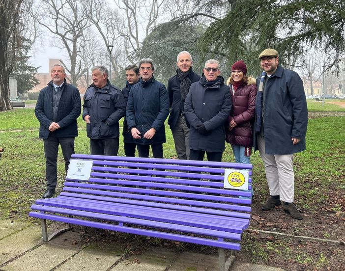 Inaugurata a Novara la panchina viola in occasione della Giornata Internazionale contro l’Epilessia Inaugurata a Novara la panchina viola in occasione della Giornata Internazionale contro l’Epilessia
