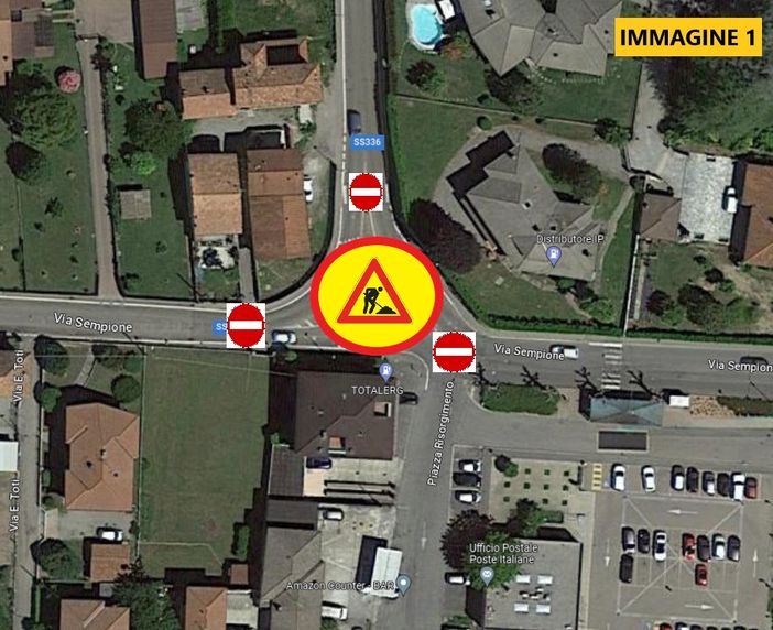 Modifiche alla viabilità all'ingresso di Varallo Pombia Modifiche alla viabilità all'ingresso di Varallo Pombia