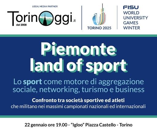 Piemonte Land of Sport: incontro per le Società Sportive Piemontesi e la Carta dello Sport Piemonte Land of Sport: incontro per le Società Sportive Piemontesi e la Carta dello Sport