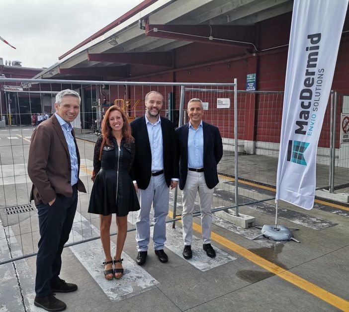 Festeggiati i cinquant’anni dell’azienda “Macdermid” Festeggiati i cinquant’anni dell’azienda “Macdermid”