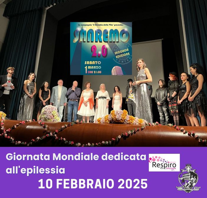 Giornata mondiale dell'epilessia: successo per lo spettacolo teatrale "Sanremo 2.0" a Novara