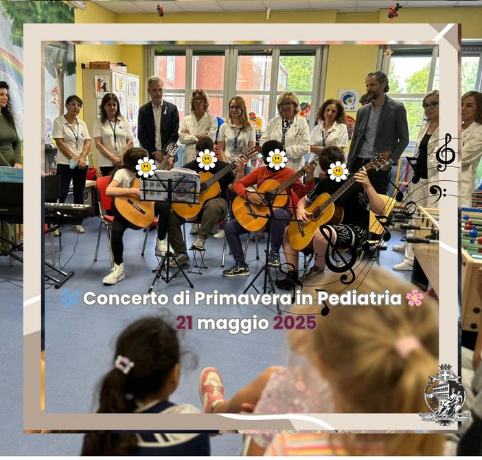 Note di primavera per i piccoli pazienti: concerto in Pediatria al Maggiore