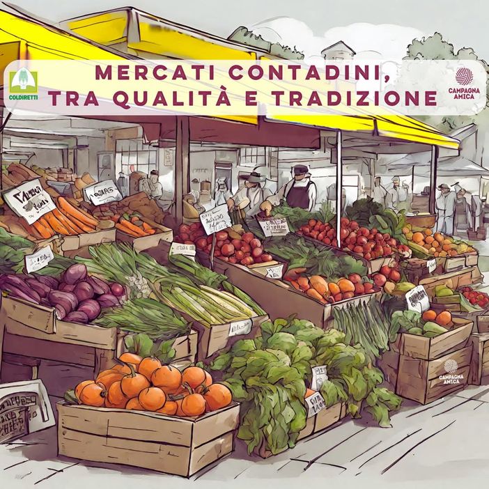 Torna l'agrimercato di “Campagna Amica” in piazza Cavour Torna l'agrimercato di “Campagna Amica” in piazza Cavour