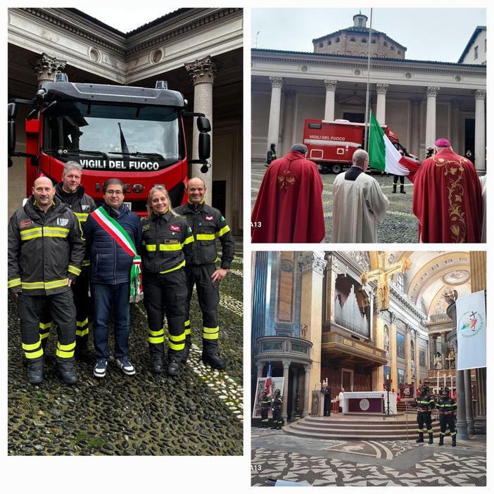 Romagnano Sesia celebra Santa Barbara: un grazie speciale ai Vigili del Fuoco