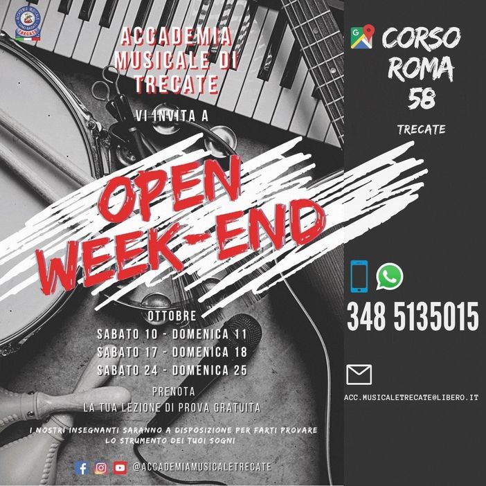 Al via gli Open Week end dell’Accademia Musicale Badati Al via gli Open Week end dell’Accademia Musicale Badati
