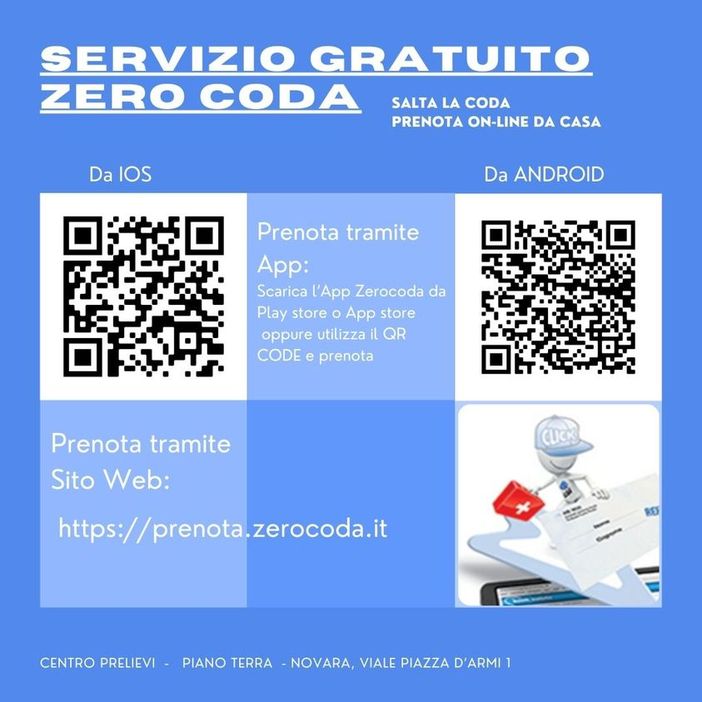 Al centro Prelievi dell’Ospedale Maggiore attivo il servizio ‘Zerocoda’