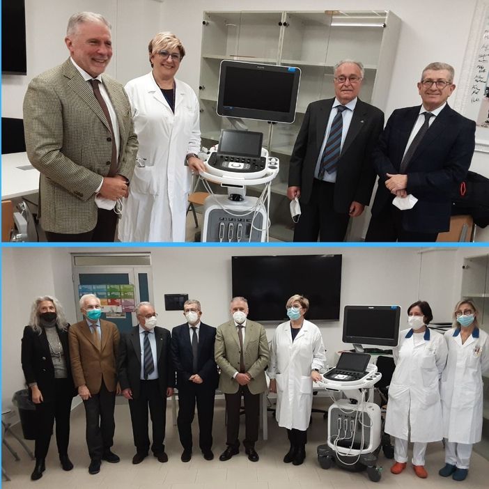 la Fondazione Opera Pia Eletto Lualdi dona un ecografo alla pediatria del Maggiore