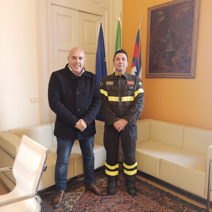 Borgomanero accoglie il nuovo comandante dei Vigili del fuoco