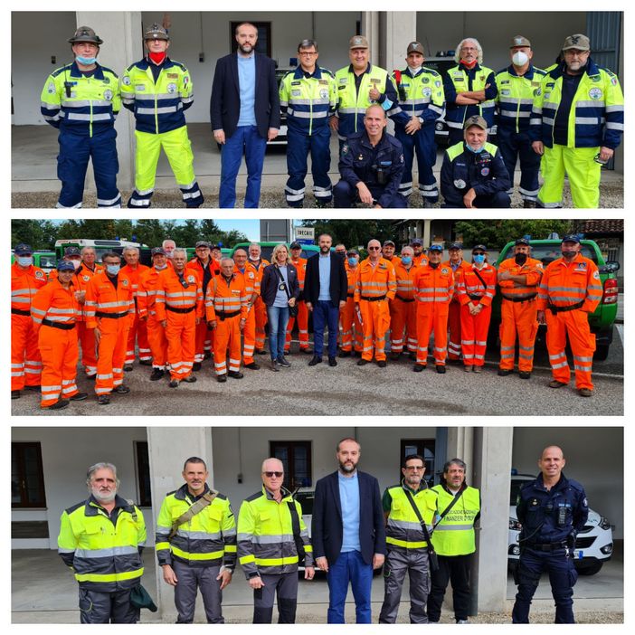 Il sindaco di Trecate ringrazia i Volontari della Protezione Civile