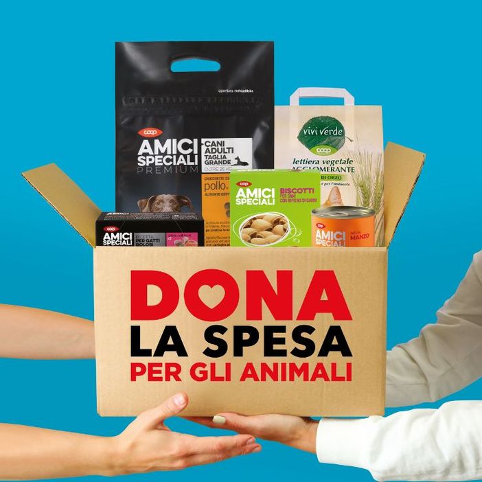 “Dona la spesa” per gli animali meno fortunati