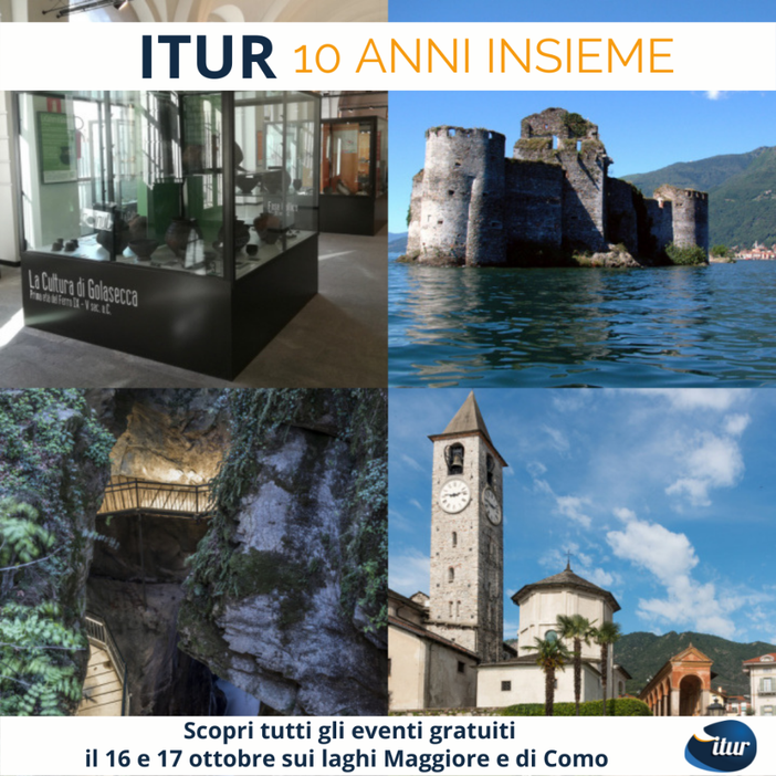 Turismo, Itur festeggia i 10 anni con degli eventi gratuiti sul Lago Maggiore
