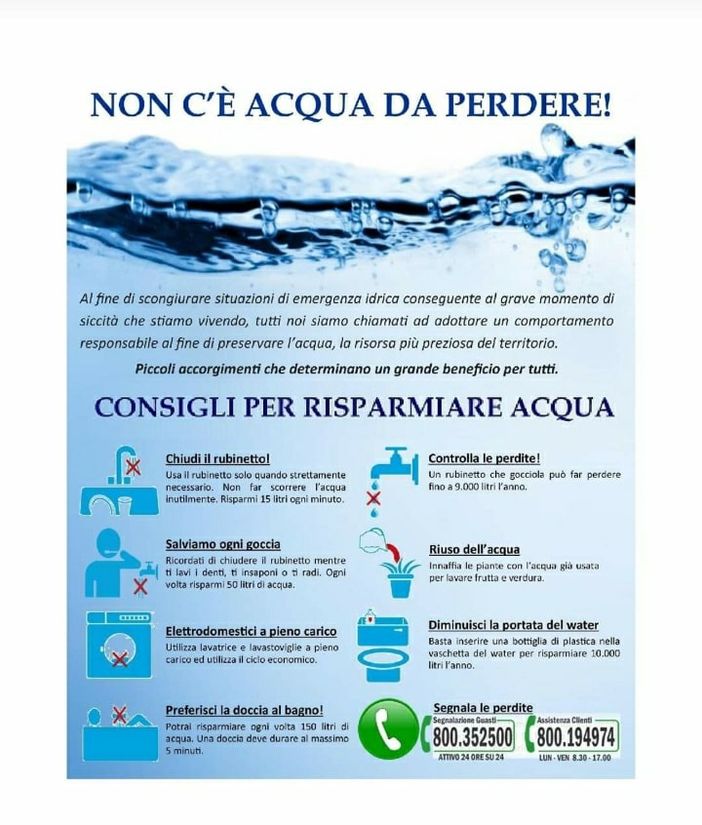 Orta San Giulio invita al risparmio dell’acqua Orta San Giulio invita al risparmio dell’acqua