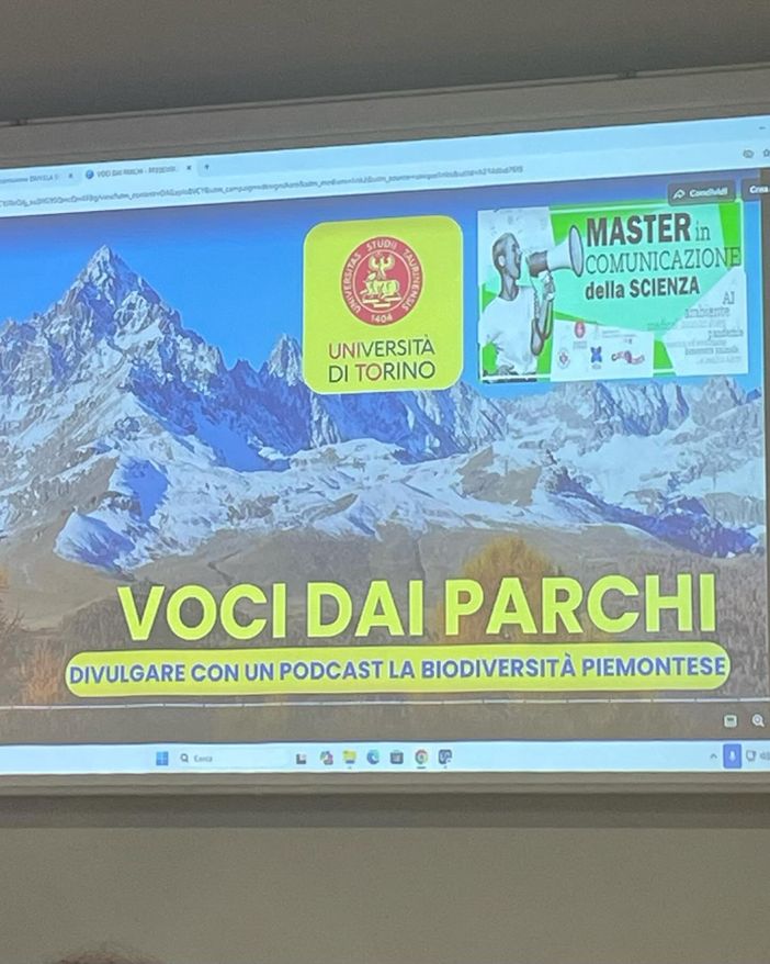 "Le voci dei parchi" vince il premio per la miglior tesi al Master di Comunicazione della Scienza "Le voci dei parchi" vince il premio per la miglior tesi al Master di Comunicazione della Scienza