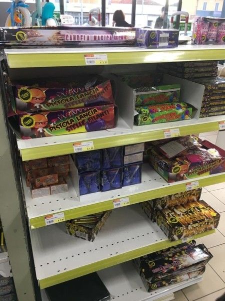 Cronaca dal Piemonte. Sequestrati 65 chili di fuochi d'artificio illegali. Denunciato un uomo per commercio abusivo