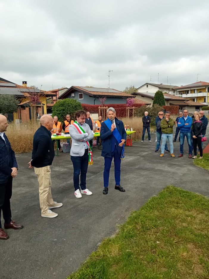 Inaugurato a Bellinzago Novarese il Parco Benessere dedicato a Fabio Carnemolla