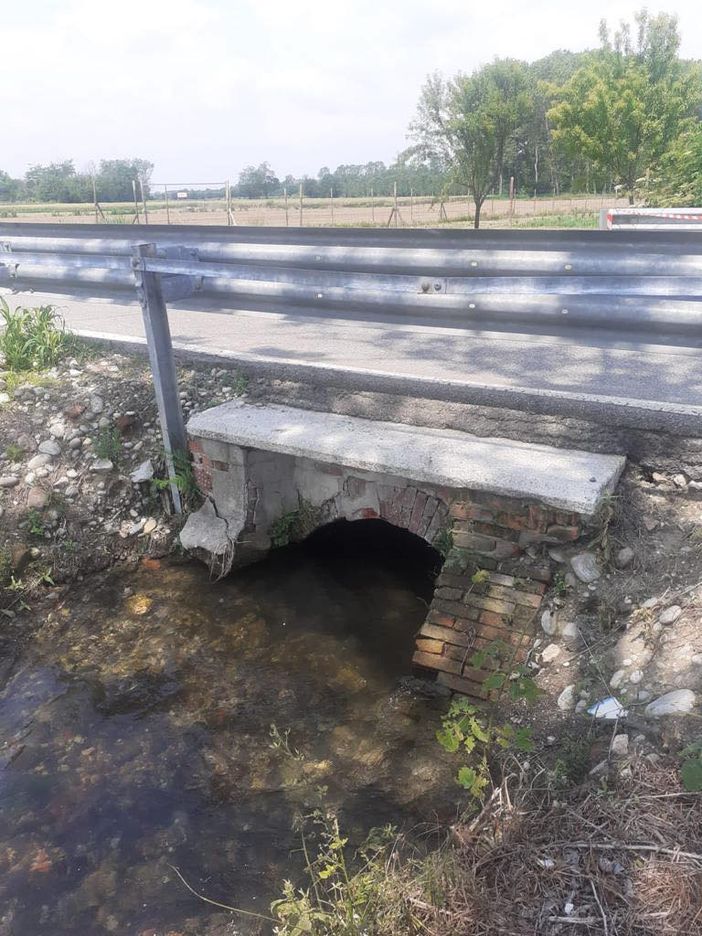 Da domani partiranno i lavori di sistemazione del ponte lungo laSP. 15 tra Fara e Carpignano Sesia