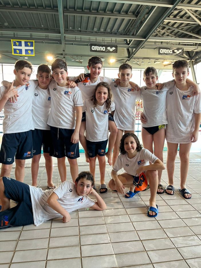 Gran Prix “esordienti” di nuoto: Davide Ingrosso trionfa tra gli “a”, Matilde Pezzoni primeggia tra le “b1”