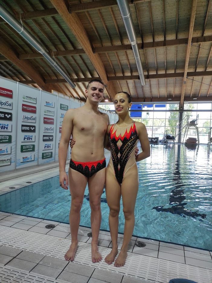 Nuoto sincronizzato, continua la scalata del duo Marco Centra ed Elisa Princi