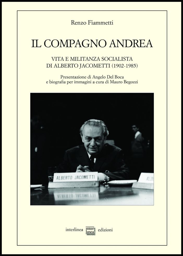 Il 31 maggio a ‘La fabbrica di carta’ verrà presentato ‘Il compagno Andrea’