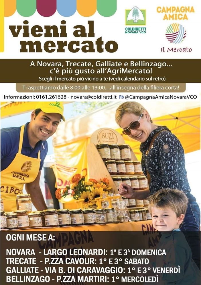 A Trecate il Mercato di Campagna Amica A Trecate il Mercato di Campagna Amica